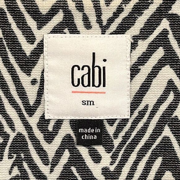 Cabi Zig Zag Ponte Knit Jacket Small #3034 - Picture 4 of 5